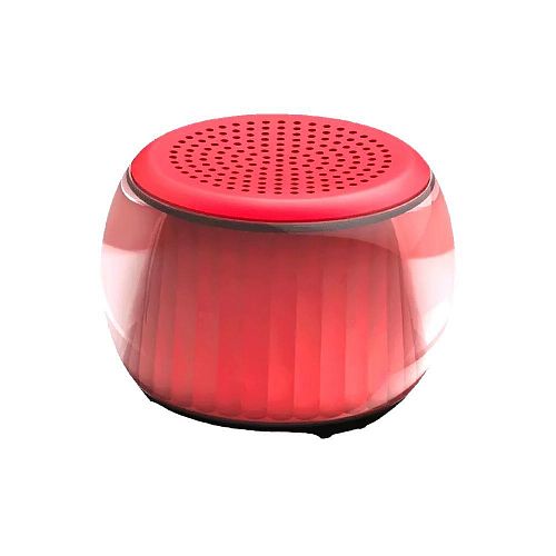 Портативная колонка Velev TWS Colorful Lighting Bluetooth Stereo M07 Red (Красный) — фото